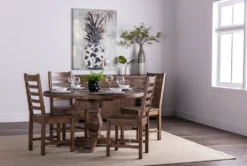 Caden Dining Side Chair -Furniluxe 109148 natural wood side chair room 10