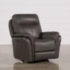 Bowie Leather Power Gliding Rocker Recliner With Power Headrest & USB -Furniluxe 110393 0
