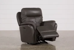 Bowie Leather Power Gliding Rocker Recliner With Power Headrest & USB -Furniluxe 110393 3