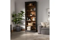 Barton 103" Bookcase 20 Barton 103" Bookcase -Furniluxe 209198 black wood bookcase room 45