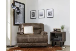 Garland Bark Cuddler Power Recliner With Power Headrest & USB 22 Garland Bark Cuddler Power Recliner With Power Headrest & USB -Furniluxe 218301 brown fabric recliner room 35