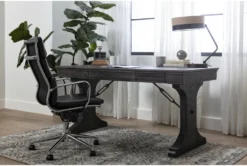 Moby Black Faux Leather High Back Rolling Office Chair -Furniluxe 223558 black faux leather office chair room 70