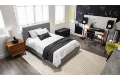 Moby Grey Faux Leather Low Back Rolling Office Chair -Furniluxe 223566 grey faux leather office chair room 49