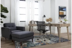 London Dark Grey Chair -Furniluxe 225768 grey fabric chair room 31