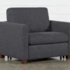 Cliff 45" Twin Sleeper Chair -Furniluxe 225829 black fabric sleeper 1