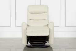 Hercules Oyster Swivel Glider Rocker Recliner With Adjustable Headrest -Furniluxe 228214 beige fabric recliner 4