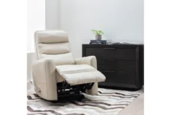 Hercules Oyster Swivel Glider Rocker Recliner With Adjustable Headrest -Furniluxe 228214 beige fabric recliner room 11