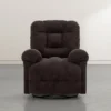 Tampa Swivel Glider Recliner -Furniluxe 228259 brown fabric recliner signature 01