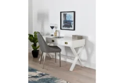 Bowery II Dining Side Chair 28 Bowery II Dining Side Chair -Furniluxe 229801 grey fabric side chair room 13