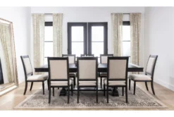 Chapleau II 76-104" Extension Dining Table 18 Chapleau II 76-104" Extension Dining Table -Furniluxe 236910 black wood dining table room 41