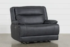 Garland Charcoal Cuddler Power Recliner With Power Headrest & USB
