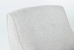 Kendra Beige Accent Chair -Furniluxe 244485 natural fabric accent chair v2 detail 04
