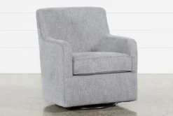 Katrina Grey Swivel Glider Chair