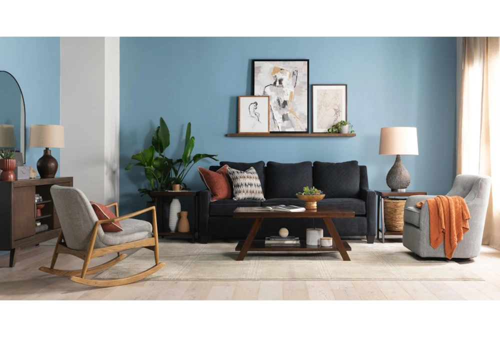 Katrina Grey Swivel Glider Chair 10 Katrina Grey Swivel Glider Chair - Image 8