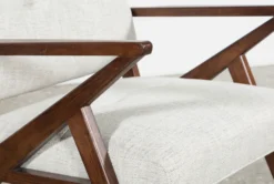 Kendrick Stone Accent Chair -Furniluxe 244489 natural fabric accent chair 4