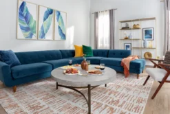 Kendrick Stone Accent Chair -Furniluxe 244489 natural fabric accent chair room 78