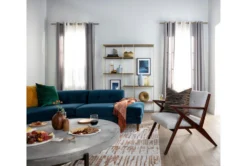 Kendrick Stone Accent Chair -Furniluxe 244489 natural fabric accent chair room 79