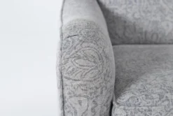 Anabelle II Wing Chair 16 Anabelle II Wing Chair -Furniluxe 244555 grey fabric accent chair detail 46