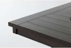 Sutton Brown 48" Square Counter Table -Furniluxe 245034 grey wood dining table details 44.jpg