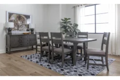 Timber Dining Side Chair -Furniluxe 246104 grey wood dining chair room 36