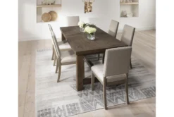 Gables 81-99" Extension Dining Table -Furniluxe 246108 brown wood dining table room 44