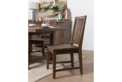 Gables Dining Side Chair -Furniluxe 246109 brown wood dining chair room 09