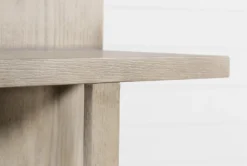 Pierce Natural 28" Pier -Furniluxe 246604 grey wood pier detail 03