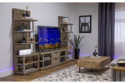 Pierce Natural 28" Pier -Furniluxe 246604 grey wood pier room 41