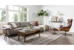 Amala Brown Leather Reclining Swivel Chair With Adjustable Headrest And Ottoman 27 Amala Brown Leather Reclining Swivel Chair With Adjustable Headrest And Ottoman -Furniluxe 246957 brown leather chair and ottoman set room 41