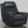 Bridget Grey Power Wallaway Recliner With Power Headrest, Lumbar & USB -Furniluxe 248843 grey polyester wallaway signature 10