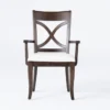 Sorensen Arm Chair -Furniluxe 249886 brown wood arm chair signature 01