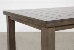 Ashford II 60-78" Extension Counter Table -Furniluxe 251030 grey wood counter height table detail 03