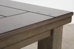 Ashford II 60-78" Extension Counter Table -Furniluxe 251030 grey wood counter height table detail 04