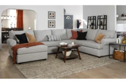 Pierce Espresso 72" Leaning Bookcase -Furniluxe 251061 brown wood bookcase room 51