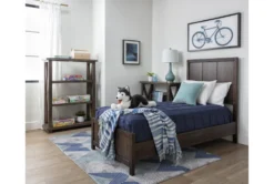 Jaxon Grey 54" Bookcase -Furniluxe 251322 grey wood bookcase room 32