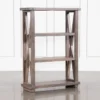 Jaxon Grey 54" Bookcase -Furniluxe 251322 grey wood bookcase signature 01
