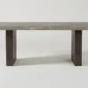 Titan 82" Dining Table -Furniluxe 252445 grey wood dining table signature 01