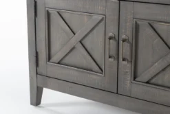 Concord 26-42" Extension Counter Table -Furniluxe 254061 grey wood counter height table detail 45