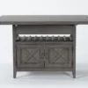 Concord 26-42" Extension Counter Table 2 Concord 26-42" Extension Counter Table -Furniluxe 254061 grey wood counter height table signature 01