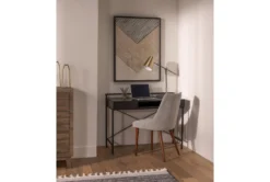 Moda II Grey Dining Side Chair -Furniluxe 254075 grey fabric dining chair room 44 1