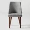 Moda II Grey Dining Side Chair -Furniluxe 254075 grey fabric dining chair signature 01 1