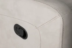 Jarrell Light Grey Manual Recliner -Furniluxe 254382 v2 grey fabric recliner detail 04