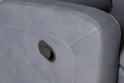 Jarrell Blue Grey Manual Recliner 10 Jarrell Blue Grey Manual Recliner -Furniluxe 254383 blue fabric recliner hardware 05