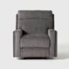 Hewitt Grey Power Recliner With USB -Furniluxe 254397 grey fabric power recliner signature 01