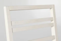 Centre Dining Side Chair By Nate Berkus + Jeremiah Brent -Furniluxe 255927 white wood dining chair detail 45