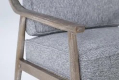 Dena Grey Accent Chair 15 Dena Grey Accent Chair -Furniluxe 256080 grey fabric accent chair detail 44