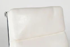 Moby White Faux Leather High Back Rolling Office Chair 13 Moby White Faux Leather High Back Rolling Office Chair -Furniluxe 256363 white multi media office chair detail 05