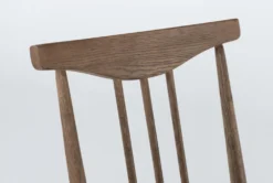 Magnolia Home Coffee Shop High Back Dining Side Chair By Joanna Gaines -Furniluxe 257164 brown wood dining chair detail 44