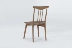 Magnolia Home Coffee Shop High Back Dining Side Chair By Joanna Gaines -Furniluxe 257164 brown wood dining chair side 19