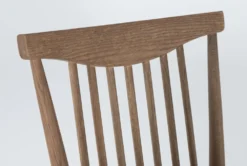 Magnolia Home Coffee Shop Low Back Dining Side Chair By Joanna Gaines -Furniluxe 257165 brown wood dining chair detail 44